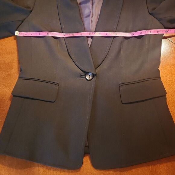 Tahari Arthur S Levine Single Breasted Blazer & Pant Suit- Size 4, Dark Brown - Picture 8 of 13